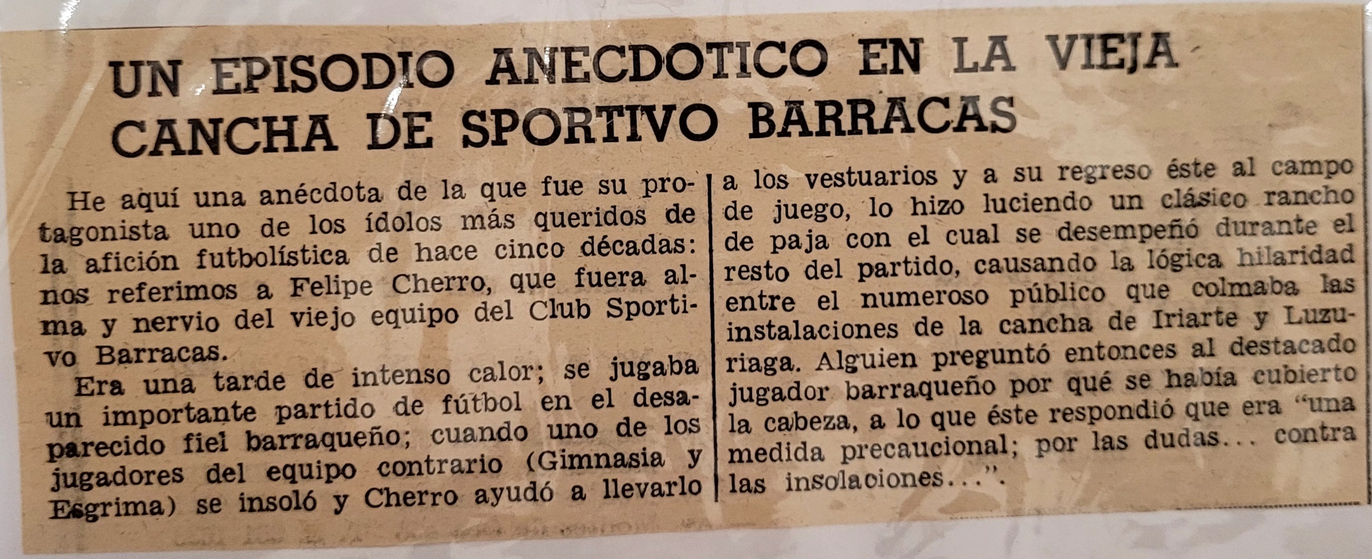 1981   0731   Rumbos - Sportivo Barracas
